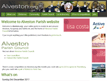 Tablet Screenshot of alveston.org